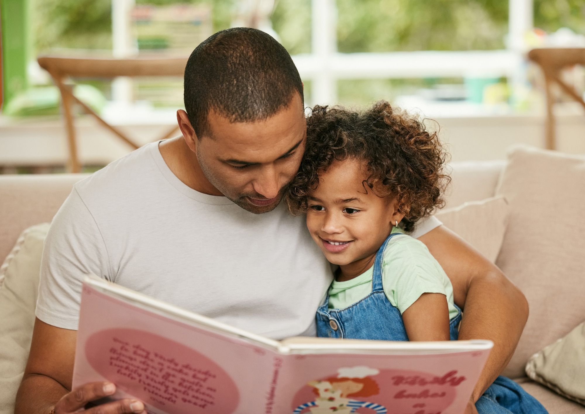 Parent reading to child